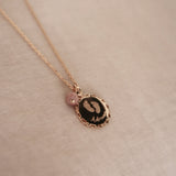 COLLAR MOMENTS STONE GOLDEN