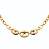 Collar brote steel golden