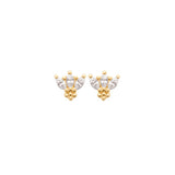 PENDIENTES CROWN GOLDEN