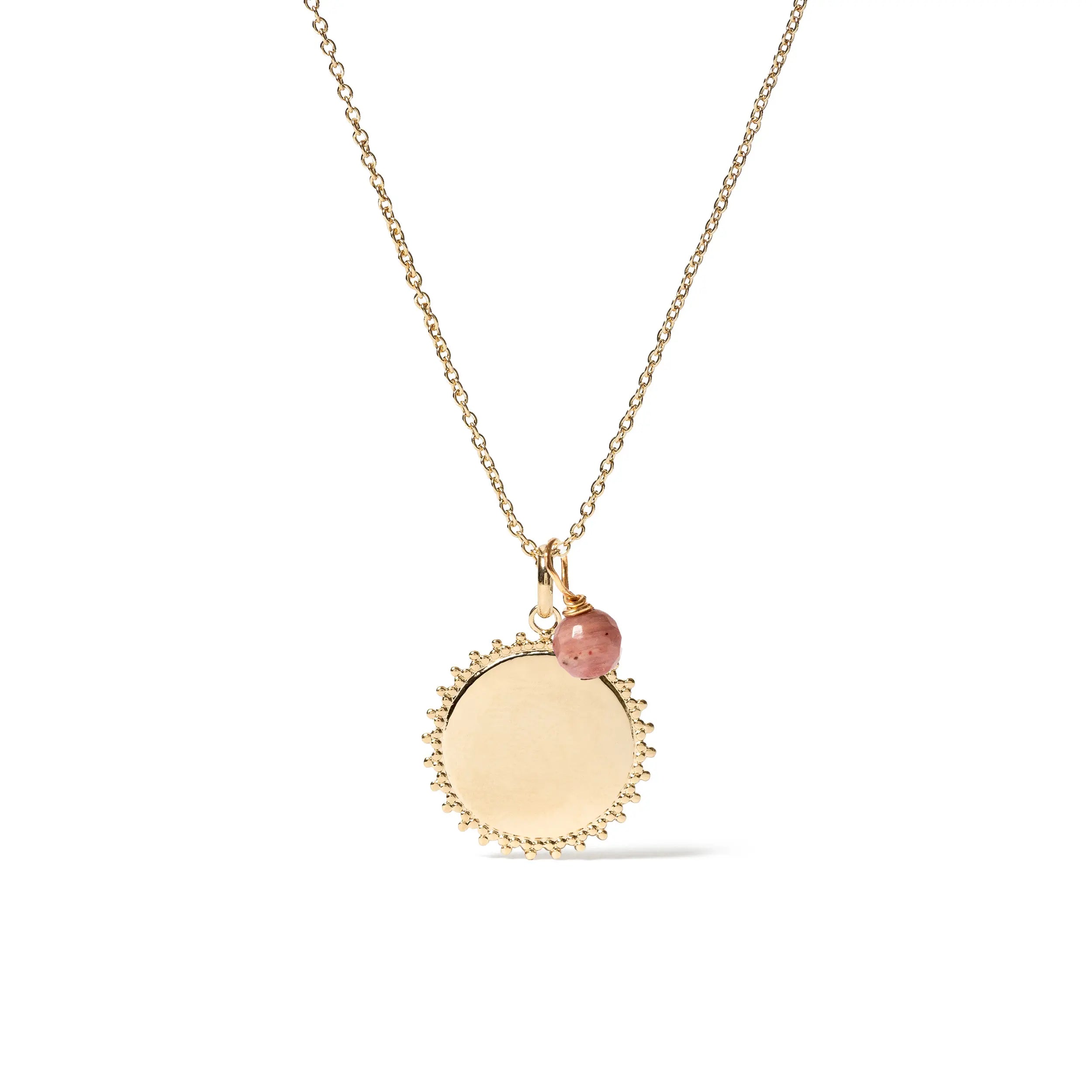 COLLAR ABRIL STONE GOLDEN