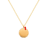 COLLAR MOMENTS STONE GOLDEN