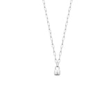 GARGANTILLA PADLOCK SILVER