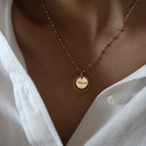 Collar Andrea bolitas golden