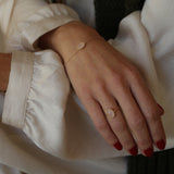 PULSERA CRIS CUARZO ROSA GOLDEN