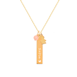 Collar maman girl golden