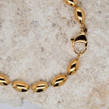 Pulsera Rice steel golden