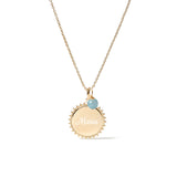 COLLAR ABRIL STONE GOLDEN