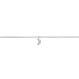 TOBILLERA MOON SILVER