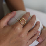 ANILLO CUBIC BASIC GOLDEN