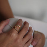 ANILLO CUBIC BASIC GOLDEN